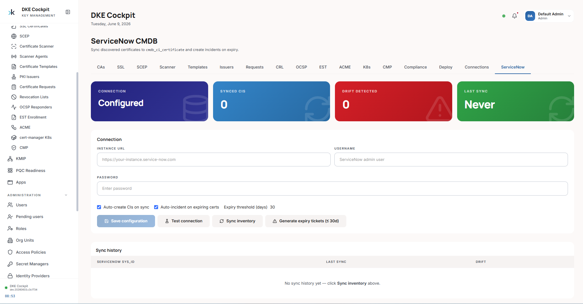 ServiceNow Encryption